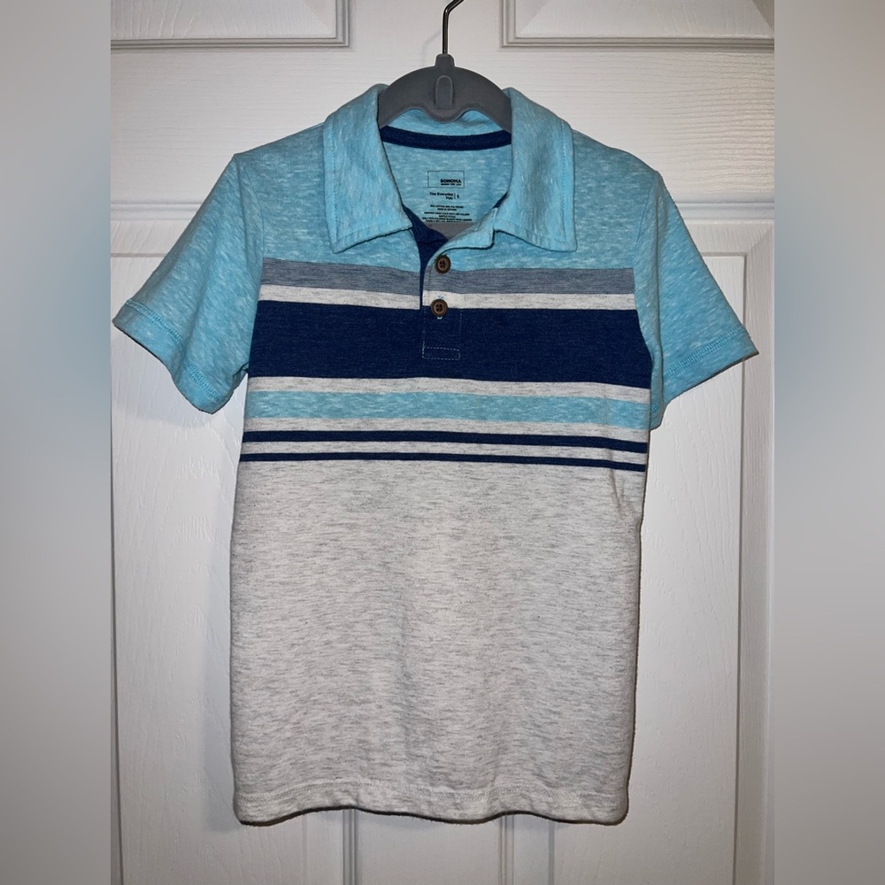 Boy’s sz 5 Sonoma Striped Polo